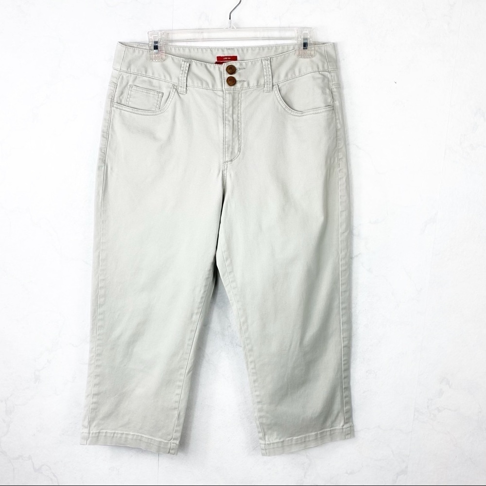 [Merona] Tan Crop Capri Pants